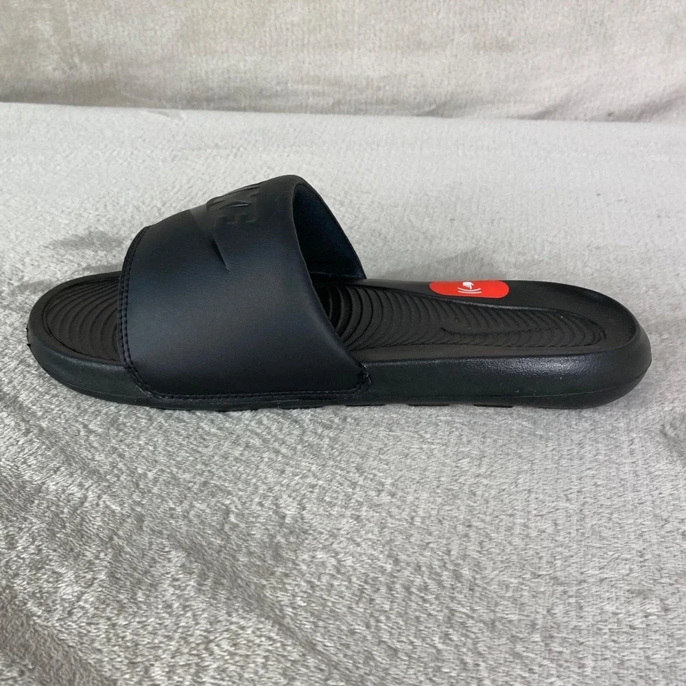 Nike Victori One Slide Shoes Mens Size 9 Black Comfort Sandals CN9675-003 NEW